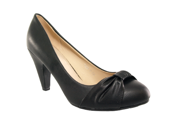 Damen Pumps Schuhe Black # 7429