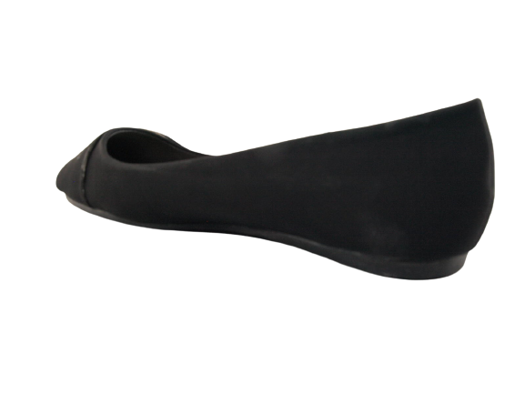Ballerines mocassins sans lacets pour femmes, chaussures plates décontractées, noir # 7885