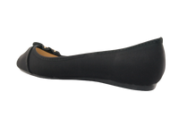 Damen Slipper Halbschuhe Ballerina Loafer Mokassins Slip On Flats Freizeit Black # 9617