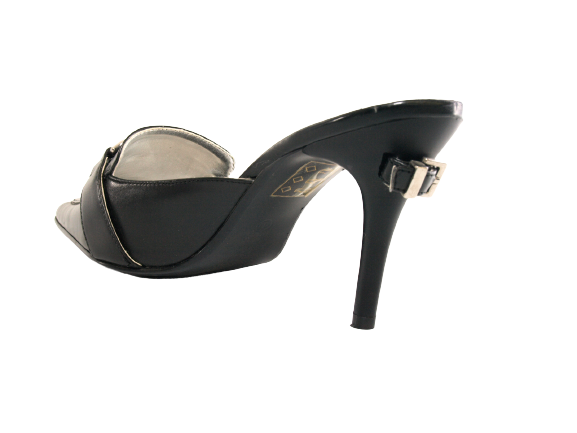 Escarpins à talons hauts et plateforme pour femme, chaussures de soirée, stilettos, noir # 17089