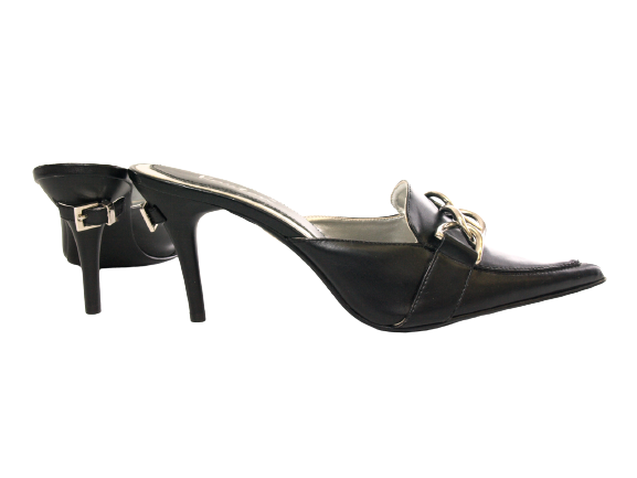 Escarpins à talons hauts et plateforme pour femme, chaussures de soirée, stilettos, noir # 17089