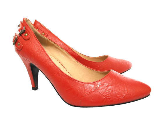 Women's High Heel Platform Pumps Evening Shoes Stilettos Red # 7115