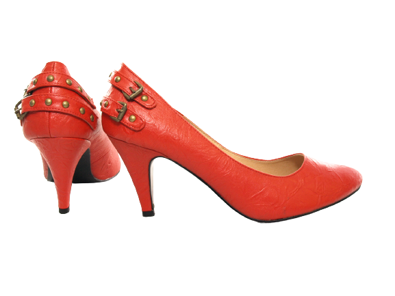 Women's High Heel Platform Pumps Evening Shoes Stilettos Red # 7115