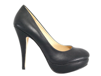Damen High Heel Plateau Pumps Abendschuhe Stilettos Black # 5489