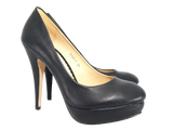 Damen High Heel Plateau Pumps Abendschuhe Stilettos Black # 5489