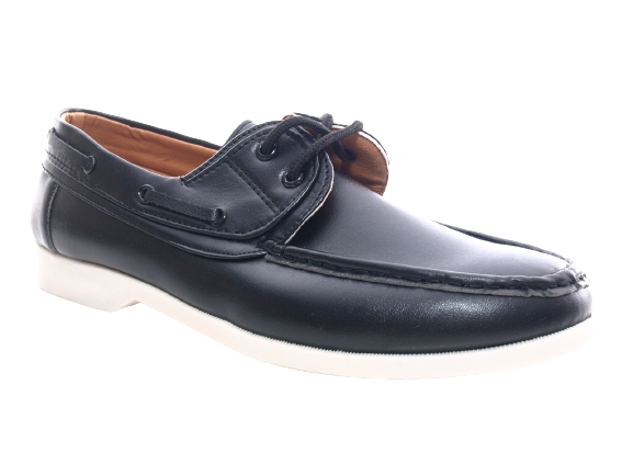 Mocassins pour homme chaussures décontractées chaussures bateau noir # 14-03