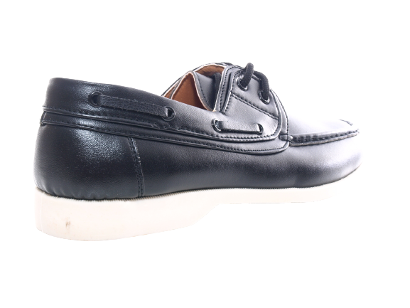 Mocassins pour homme chaussures décontractées chaussures bateau noir # 14-03