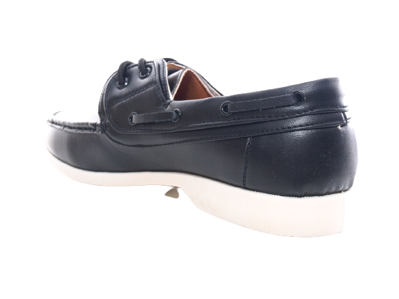 Mocassins pour homme chaussures décontractées chaussures bateau noir # 14-03