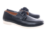 Herren Mokassin Freizeitschuhe Yacht Schuhe Black # 14-03