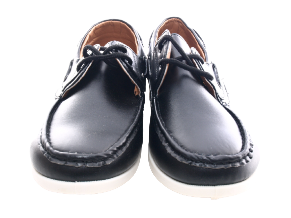 Mocassins pour homme chaussures décontractées chaussures bateau noir # 14-03