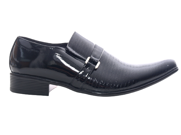 Men's Designer Business Shoes Suit Shoes Evening Shoes Patent Look Black # 8-32