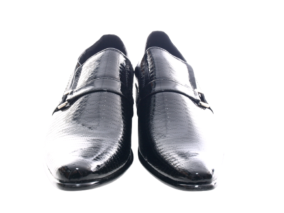 Men's Designer Business Shoes Suit Shoes Evening Shoes Patent Look Black # 8-32
