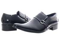 Herren Business Designer Halbschuhe Anzug  Schuhe Abendschuhe Lack Optik Black # 8-32