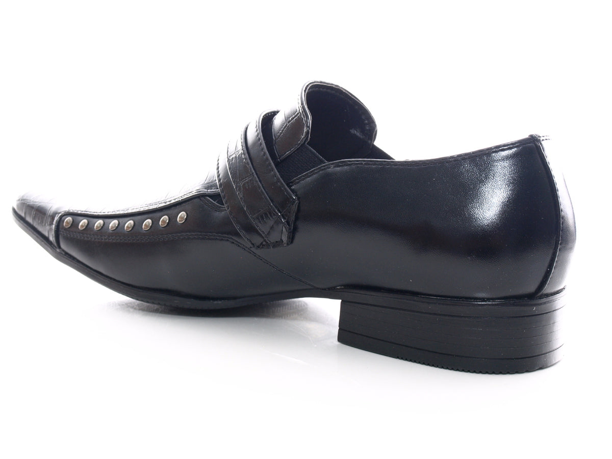 Chaussures habillées de ville pour homme, chaussures de costume, chaussures de soirée, noir # 1015815
