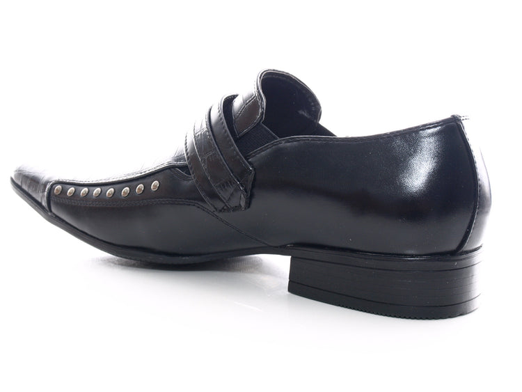Chaussures habillées de ville pour homme, chaussures de costume, chaussures de soirée, noir # 1015815