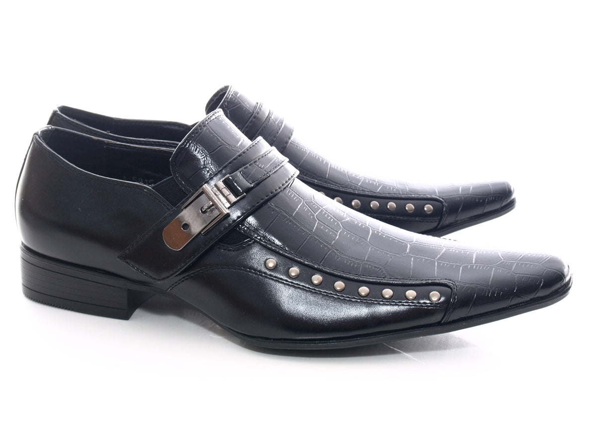 Chaussures habillées de ville pour homme, chaussures de costume, chaussures de soirée, noir # 1015815