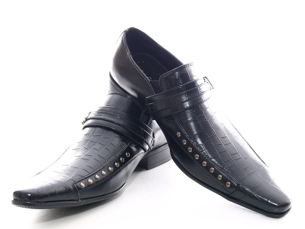 Chaussures habillées de ville pour homme, chaussures de costume, chaussures de soirée, noir # 1015815