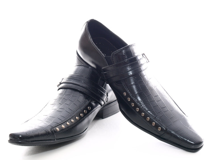 Chaussures habillées de ville pour homme, chaussures de costume, chaussures de soirée, noir # 1015815