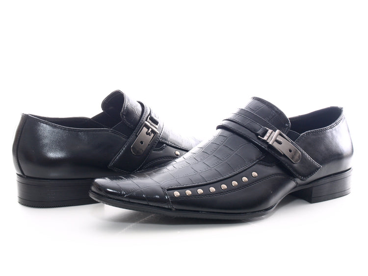 Men's Designer Business Low Shoes Suit Shoes Evening Shoes Black # 1015815