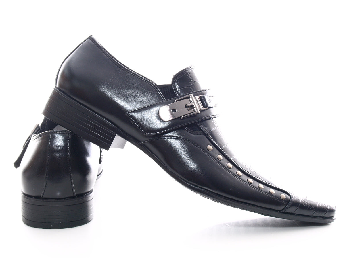 Chaussures habillées de ville pour homme, chaussures de costume, chaussures de soirée, noir # 1015815
