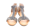 Damen Keilabsatz Sandalen Wedges Sommerschuhe Sandaletten Black # 51