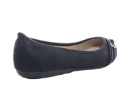 Damen Slipper Halbschuhe Ballerina Loafer Mokassins Slip On Flats Freizeit Black # 5400