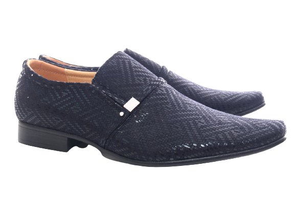Chaussures basses de ville pour homme, chaussures de costume, chaussures de soirée, noir # 157-95