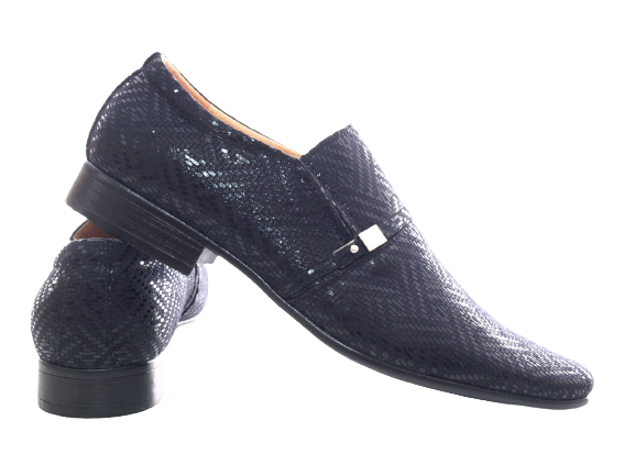 Chaussures basses de ville pour homme, chaussures de costume, chaussures de soirée, noir # 157-95