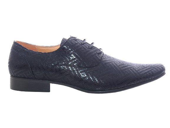 Herren Business Designer Halbschuhe Anzug Schnürr Schuhe Abendschuhe Black # 157-97