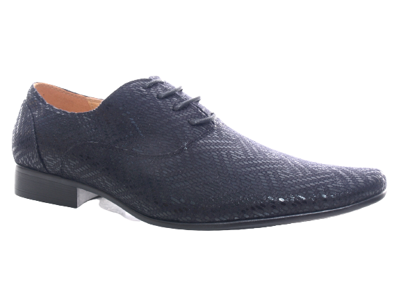 Herren Business Designer Halbschuhe Anzug Schnürr Schuhe Abendschuhe Black # 157-97
