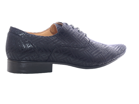 Herren Business Designer Halbschuhe Anzug Schnürr Schuhe Abendschuhe Black # 157-97
