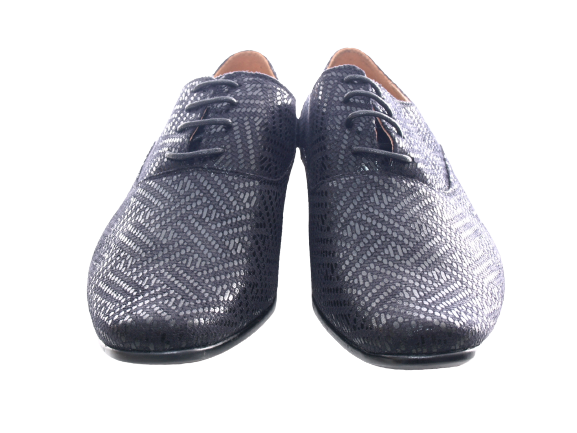 Herren Business Designer Halbschuhe Anzug Schnürr Schuhe Abendschuhe Black # 157-97