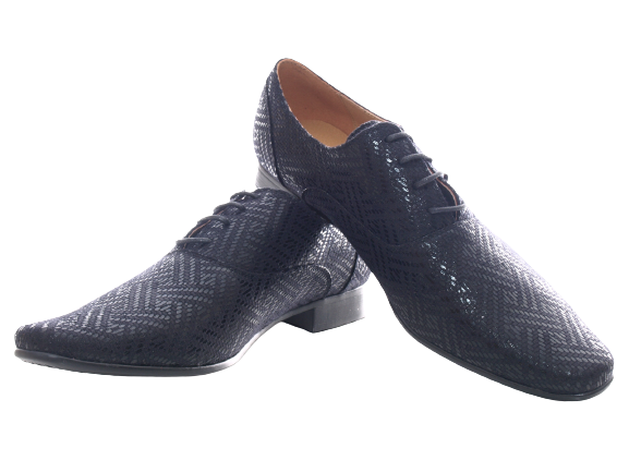 Herren Business Designer Halbschuhe Anzug Schnürr Schuhe Abendschuhe Black # 157-97