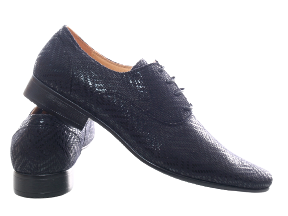 Herren Business Designer Halbschuhe Anzug Schnürr Schuhe Abendschuhe Black # 157-97