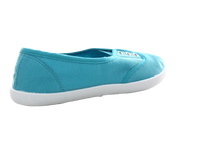 Damen Slipper Ballerina Loafer Mokassins Slip On Flats Freizeit Blue # 015