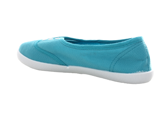 Ballerines mocassins à enfiler pour femme, chaussures plates décontractées bleu # 015