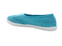 Damen Slipper Ballerina Loafer Mokassins Slip On Flats Freizeit Blue # 015