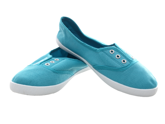 Ballerines mocassins à enfiler pour femme, chaussures plates décontractées bleu # 015