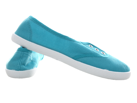 Ballerines mocassins à enfiler pour femme, chaussures plates décontractées bleu # 015