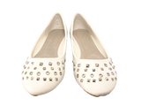 Damen Slipper Halbschuhe Ballerina Loafer Mokassins Slip On Flats Freizeit White # 6291