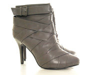 Damen Ankle Boots / Stiefelette Grey # 31