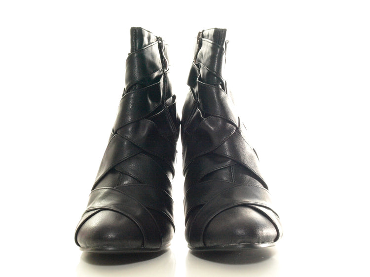 Damen Ankle Boots / Stiefelette Black # 31