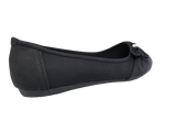 Damen Slipper Halbschuhe Ballerina Loafer Mokassins Slip On Flats Freizeit Black # 8187