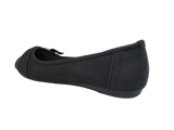Damen Slipper Halbschuhe Ballerina Loafer Mokassins Slip On Flats Freizeit Black # 8187