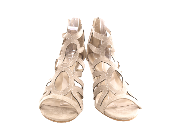 Damen Keilabsatz Wedges Plateau Sandalen Sandaletten Keilabsatz Römer Khaki # 1437