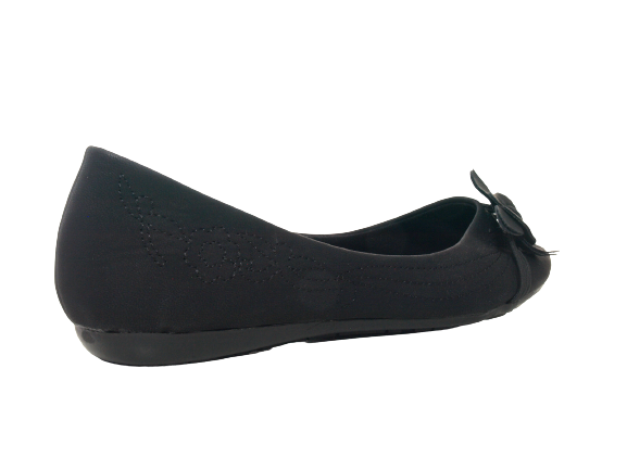 Damen Slipper Halbschuhe Ballerina Loafer Mokassins Slip On Flats Freizeit Black # 11628