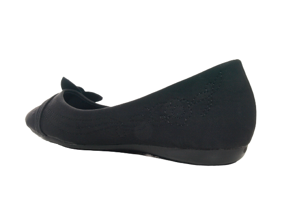 Damen Slipper Halbschuhe Ballerina Loafer Mokassins Slip On Flats Freizeit Black # 11628