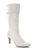 Damen Stiefel White # 36-1