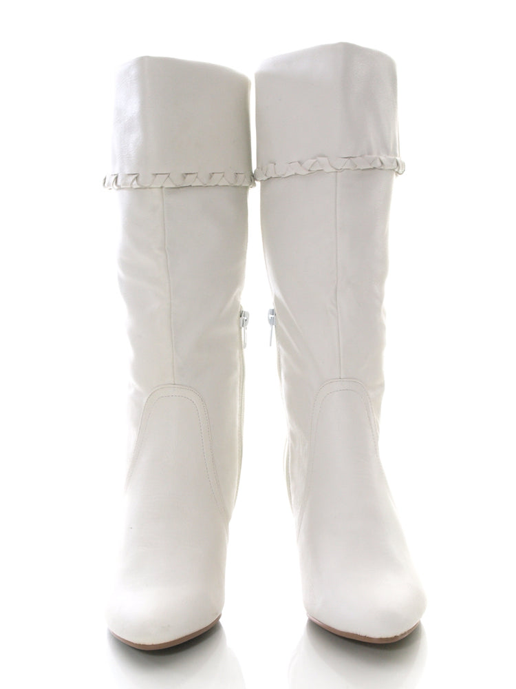Bottes pour femmes blanches n° 36-1
