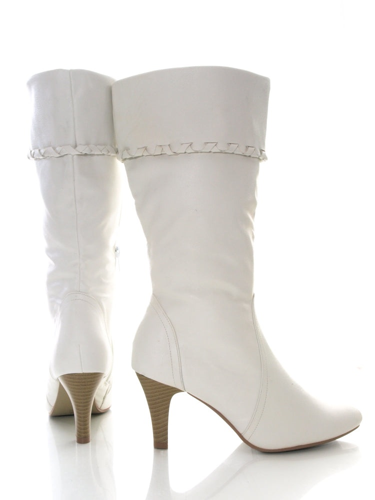 Bottes pour femmes blanches n° 36-1